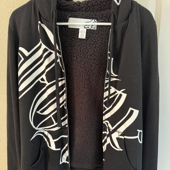 FOX Black Zip-up Jacket - Picture 5 of 5